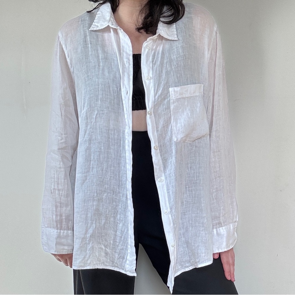 h&m linen shirt - Picture 2 of 11